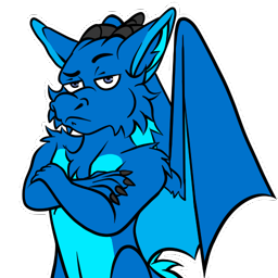 Sticker du dragon de SteffoSpieler en train de s'énerver